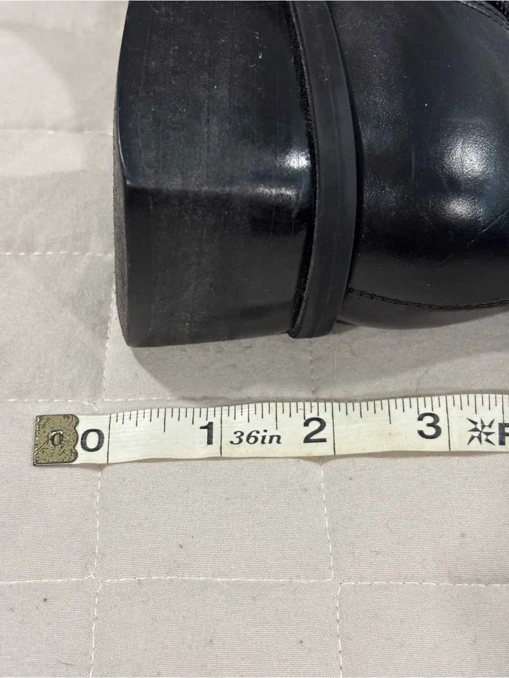 Women's Black Over-the-Knee Leather Boots
